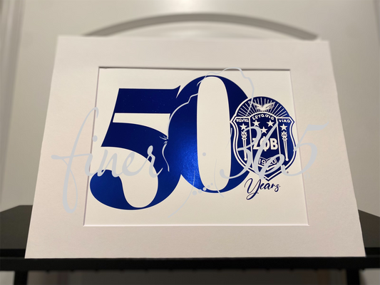 50yr Zetaversary - Decorative Metallic Art Print