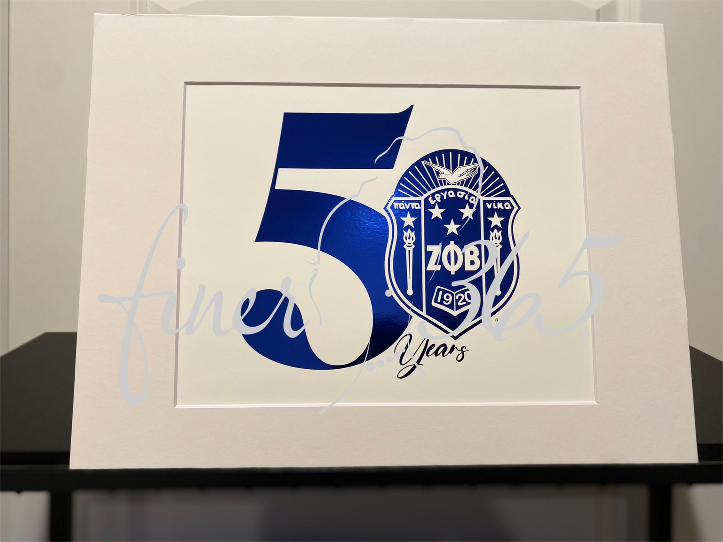 5yr Zetaversary - Decorative Metallic Art Print