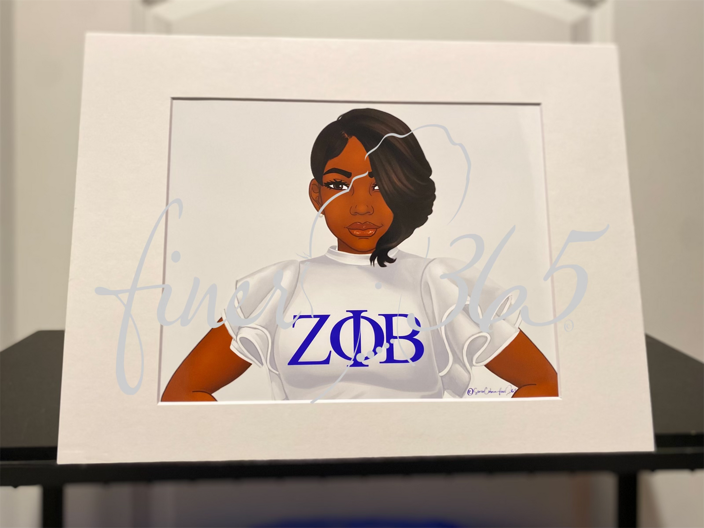 Zeta Soror Brown - Art Print