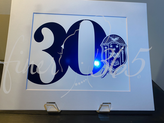 30yr Zetaversary - Decorative Metallic Art Print